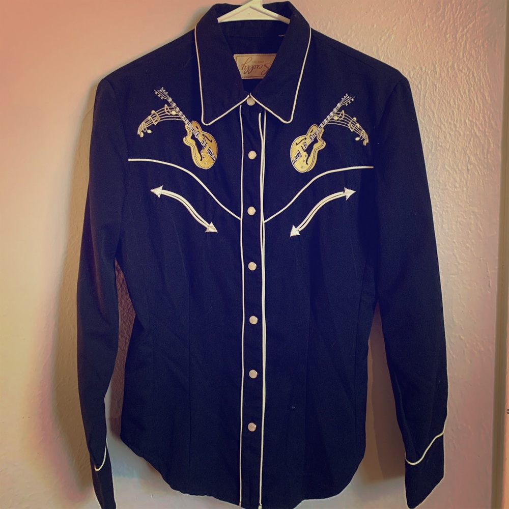vintage western country button up